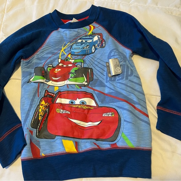 Disney NWT NEW boys Cars cotton sweatshirt
